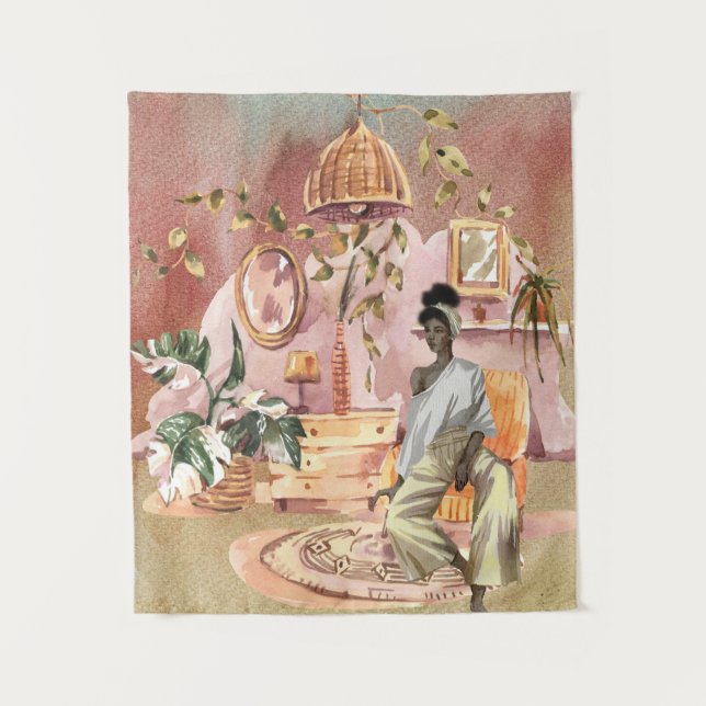 Mediationsraum Wandteppich (Vorderseite)