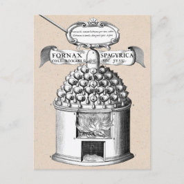 Mediävale Chemie zur Schaffung pflanzlicher Medizi Postkarte