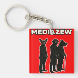 Mediazew-Acrylic-Schlüsselanhänger Schlüsselanhänger