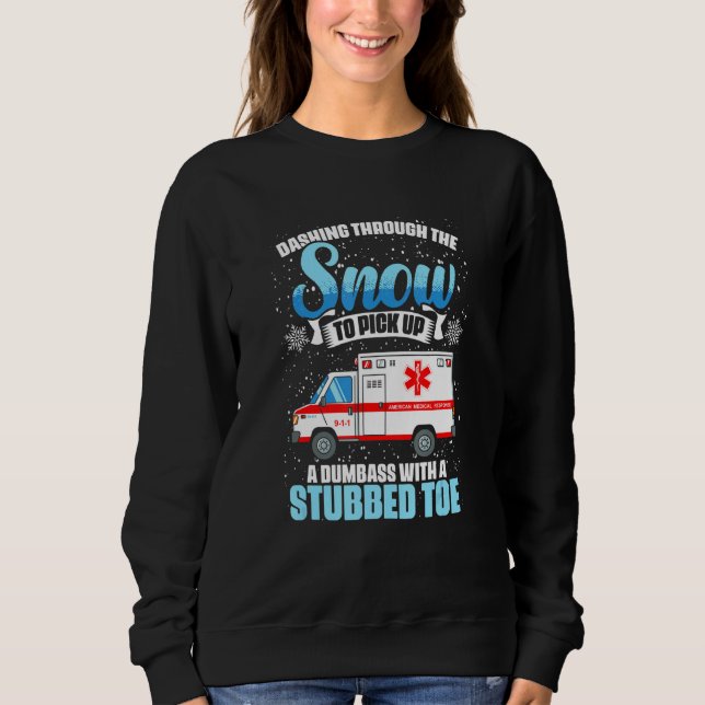 Medic Emergency Medical Technician Ambulance EMT P Sweatshirt (Vorderseite)