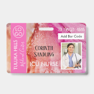 Medica Foto ID Hübsch Pink Blenden Ink Mix Ausweis