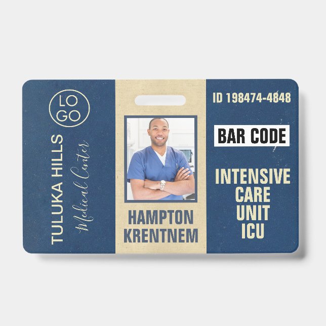 Medica Foto ID Navy Blues Ausweis (Vorderseite)