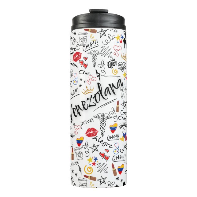 Médica General Venezolana | Orgullo Profesional ve Thermosbecher (Vorderseite)