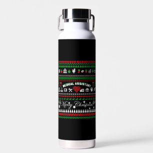 Medical Assistent Christmas Shirt Trinkflasche