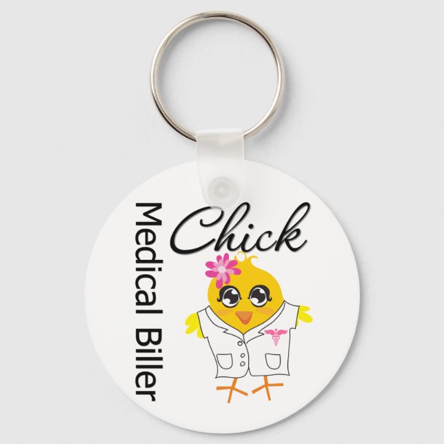 Medical Biller Chick Schlüsselanhänger (Vorderseite)