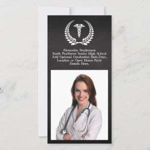 Medical Caduceus Laurel