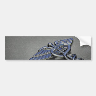 Medical Caduceus Symbol - Bumper Sticker Autoaufkleber