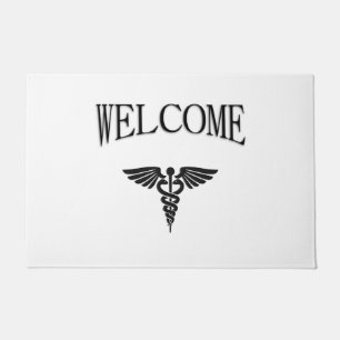 Medical Caduceus Welcome Mat Fußmatte