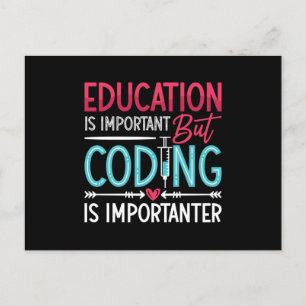 Medical Coder Education Is Important ICD Coding Postkarte