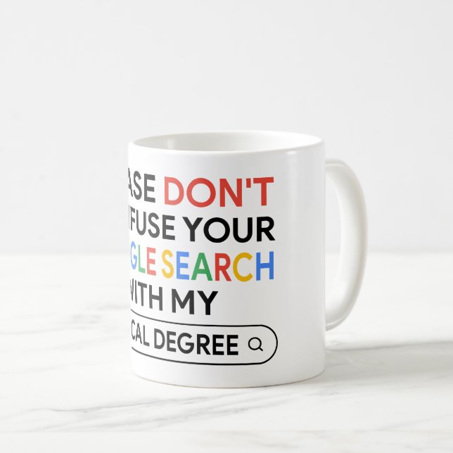 Medical Degree Mug Kaffeetasse (VorderseiteRechts)