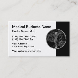 Medical Health Business Cards Modernes Design Visitenkarte