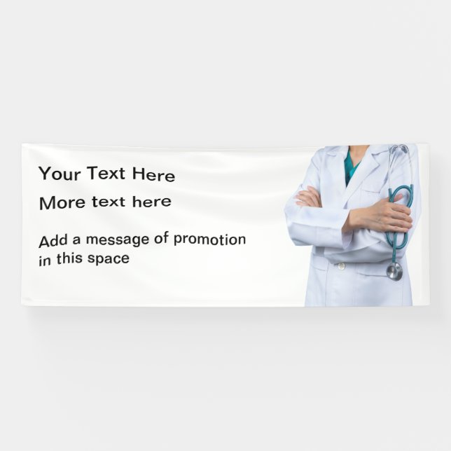 Medical Health Editable Werbebanner Banner (Horizontal)