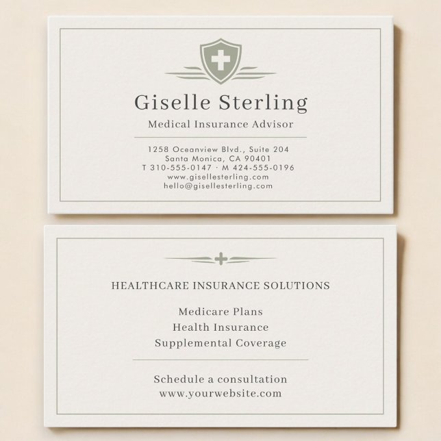 Medical Insurance Advisor Visitenkarte (Von Creator hochgeladen)