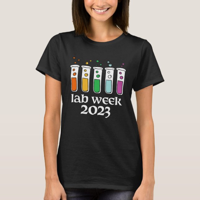 Medical Laboratory Technician Lab Week 2023 Techno T-Shirt (Vorderseite)