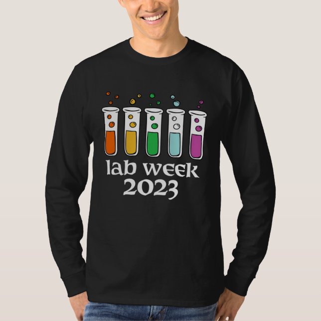 Medical Laboratory Technician Lab Week 2023 Techno T-Shirt (Vorderseite)