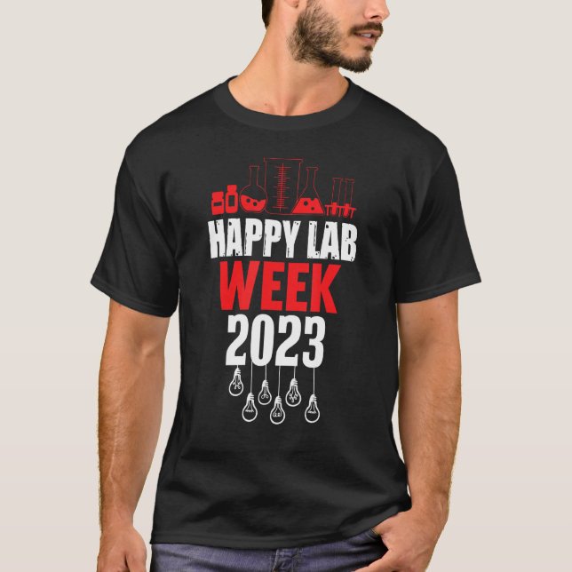Medical Laboratory Technician Lab Week 2023 Techno T-Shirt (Vorderseite)