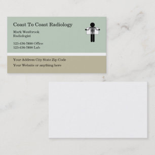 Medical Labrador Radiologist Business Card Visitenkarte