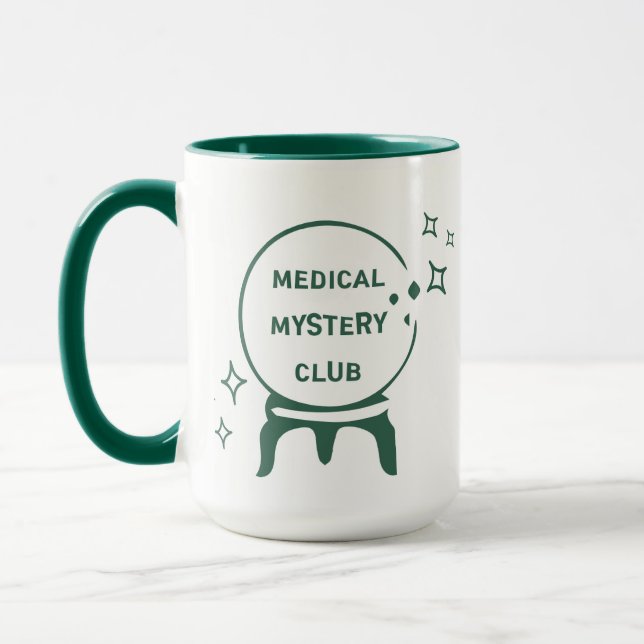 "Medical Mystery" Chronic Illness Humor Quote Tasse (Links)