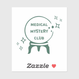 "Medical Mystery Club" Funny Spoonie Awareness  Aufkleber