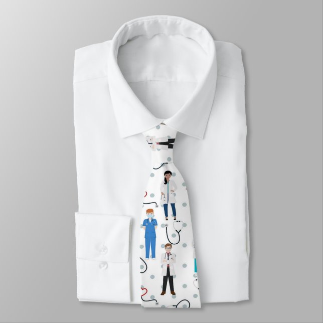 Medical Necktie Krawatte (Gebunden)