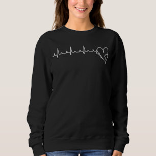 Medical Nursing Stethoscope Nurse Heartbeat Herz Sweatshirt