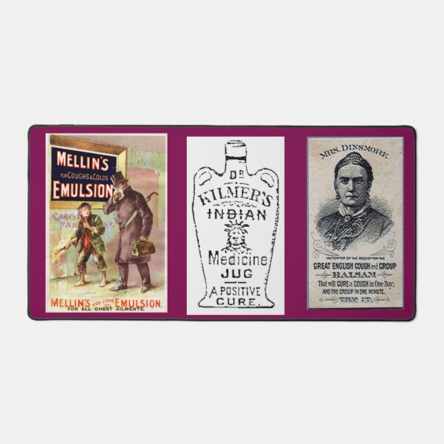 "Medical Quackery" Schreibtischunterlage (Vorderseite)