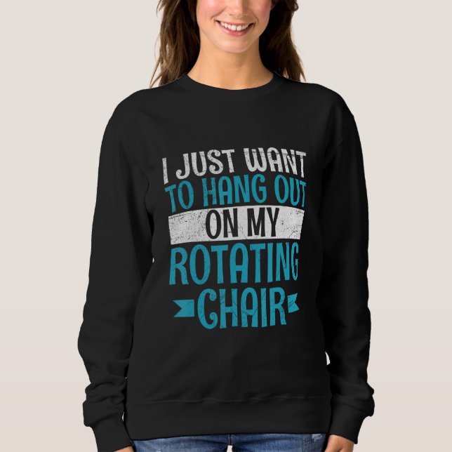 Medical Receptionist Quote for a Healthcare Recept Sweatshirt (Vorderseite)