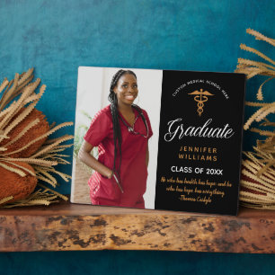 Medical School Graduate Inspiration Quote Foto Fotoplatte