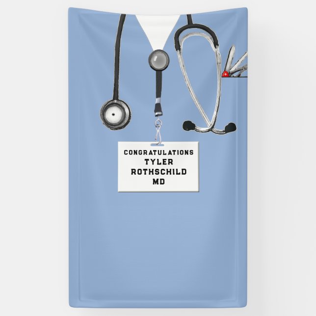 Medical School Graduation Banner (Vertikal)
