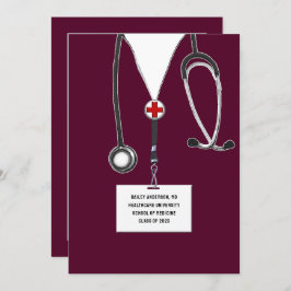 Medical School Graduation Party Einladung