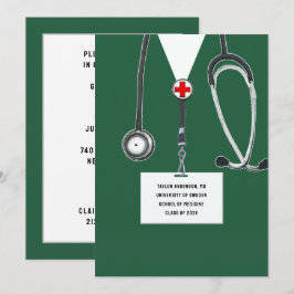 Medical School Graduation Party Einladung