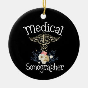 Medical Sonographer Cute Sonography Gift Keramik Ornament