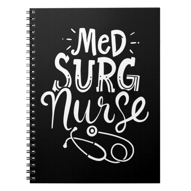 Medical Surgical Nurse Med Surg Notizblock (Vorderseite)