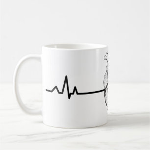 Medical Theme - Tasse des Herzrhythmus