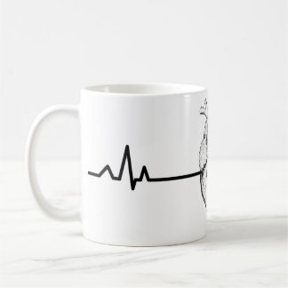 Medical Theme - Tasse des Herzrhythmus
