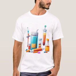 Medical Tools Cartoon T-Shirt