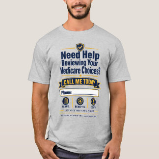 Medicare-Agent-Ruf-Mich-Shirt | Benutzerdefinierte T-Shirt