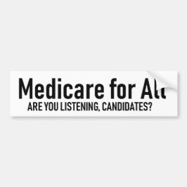 Medicare für alle autoaufkleber
