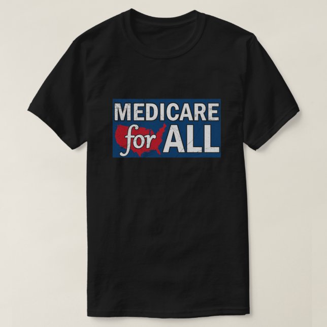 Medicare für alle T-Shirt (Design vorne)