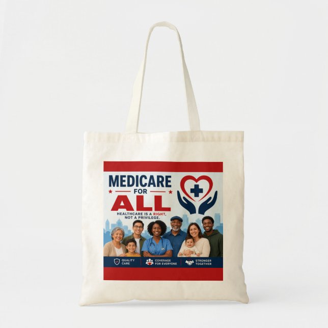 Medicare für Alle Tragetasche (Vorne)