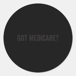 Medicare für alle Versicherungsmakler-Agent Runder Aufkleber