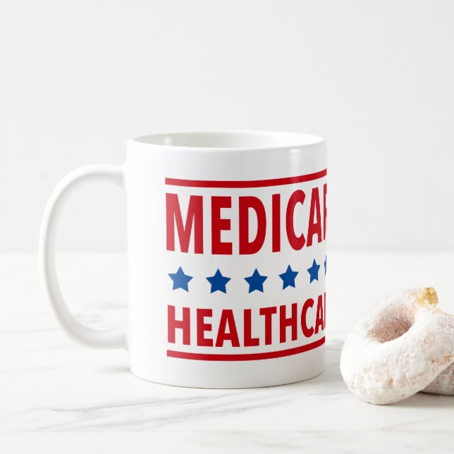 Medicare für alles Gesundheitswesen ist eine Tasse (Mit Donut)