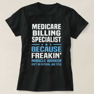 Medicare-Gebührenzählungs-Spezialist T-Shirt