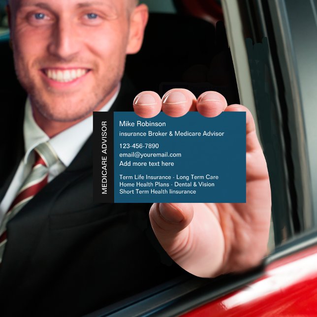 Medicare Health Insurance Rep Visitenkarte (Von Creator hochgeladen)