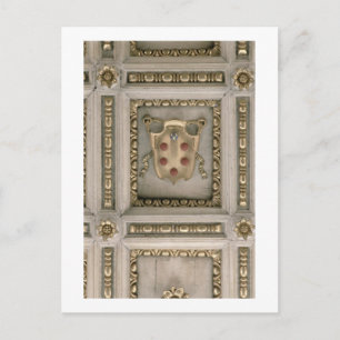 Medici Wappen, aus dem Teil der Kirche Postkarte