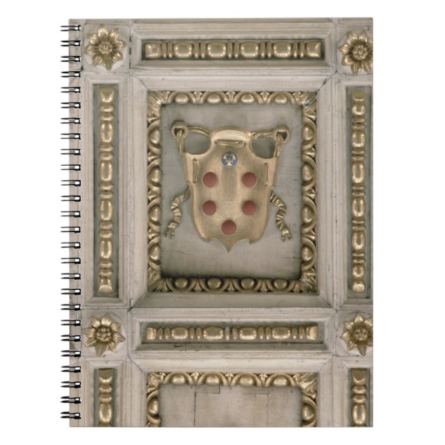 Medici Wappen, vom Laibung der Kirche Notizblock (Vorderseite)