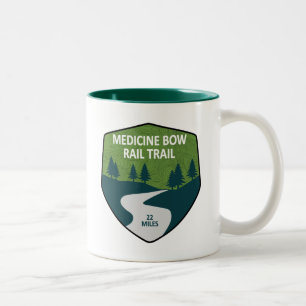 Medicine Bow Rail Trail Zweifarbige Tasse