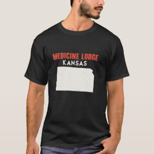 Medicine Lodge Kansas USA Staat America Travel Kan T-Shirt