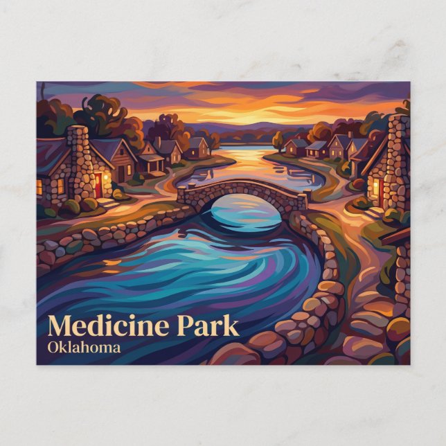 Medicine Park USA Postkarte (Vorderseite)