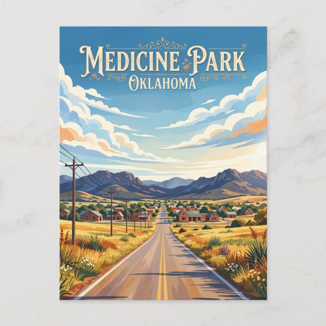Medicine Park USA Postkarte (Vorderseite)